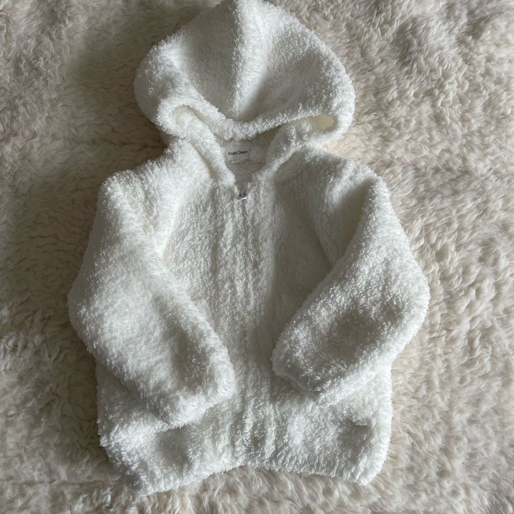 Angel Dear Soft White Kids Hoodie